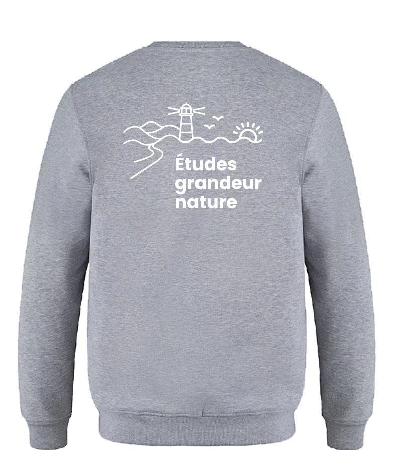 Cégep de la Gaspésie et des Îles (ÉPAQ) - L00540 Molleton à col rond unisexe (SLOGAN) - SE. S16546 (AVG) + S16547 (DOS)