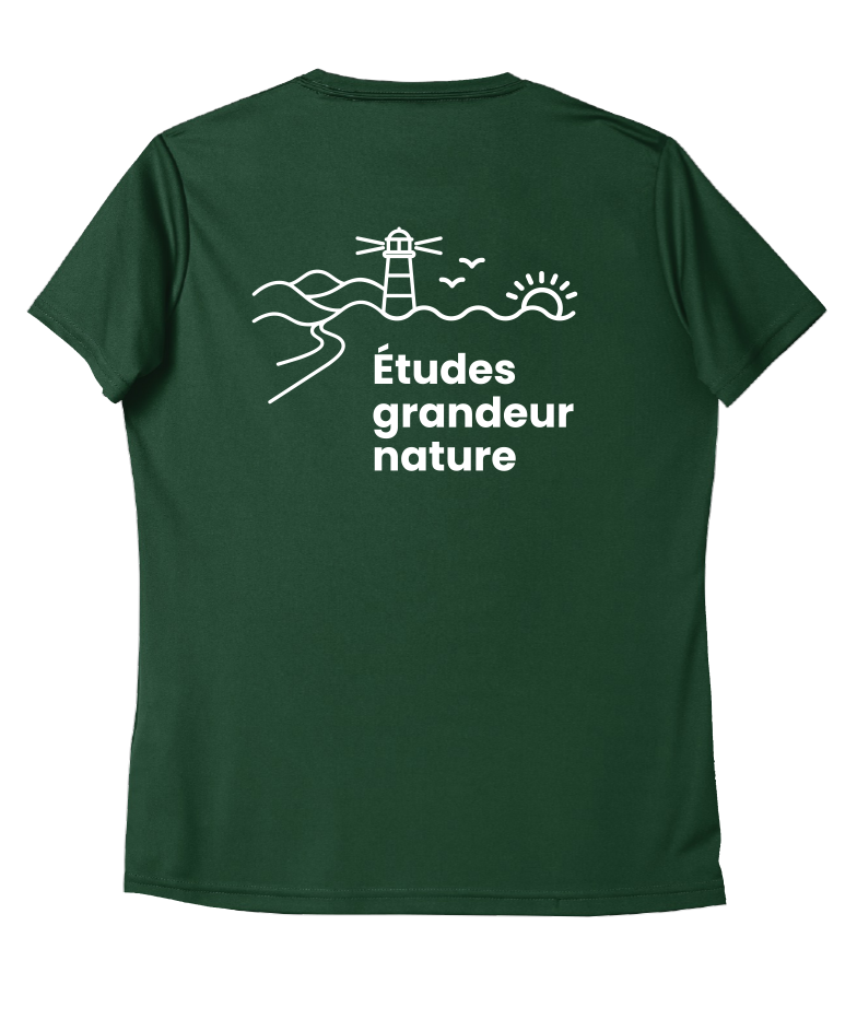 Cégep de la Gaspésie et des Îles (ÉPAQ) - L350 T-shirt sport Pro Team femme (SLOGAN) - SE. S16546 (AVG) + S16547 (DOS)