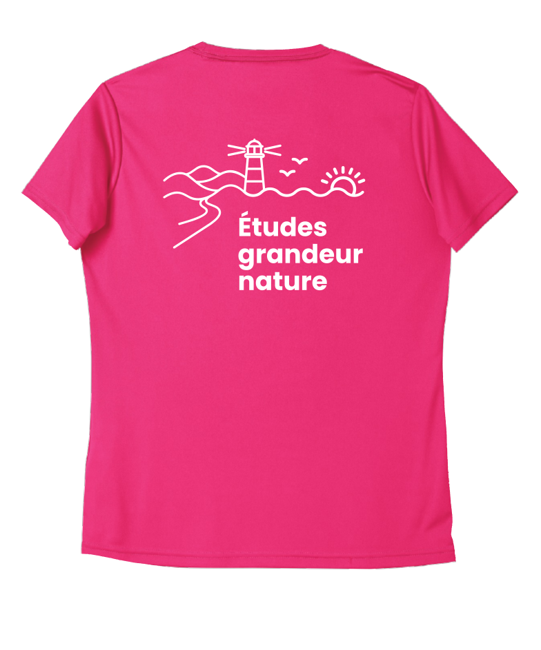 Cégep de la Gaspésie et des Îles (ÉPAQ) - L350 T-shirt sport Pro Team femme (SLOGAN) - SE. S16546 (AVG) + S16547 (DOS)
