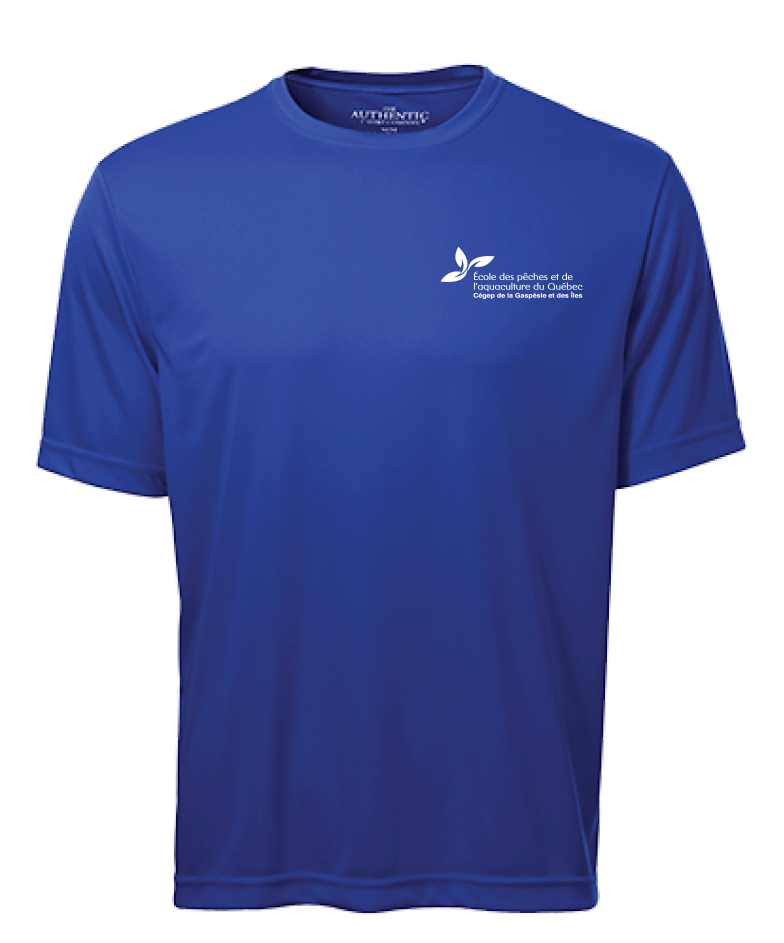 Cégep de la Gaspésie et des Îles (ÉPAQ) - S350 T-shirt sport Pro Team (SLOGAN) - SE. S16546 (AVG) + S16547 (DOS)