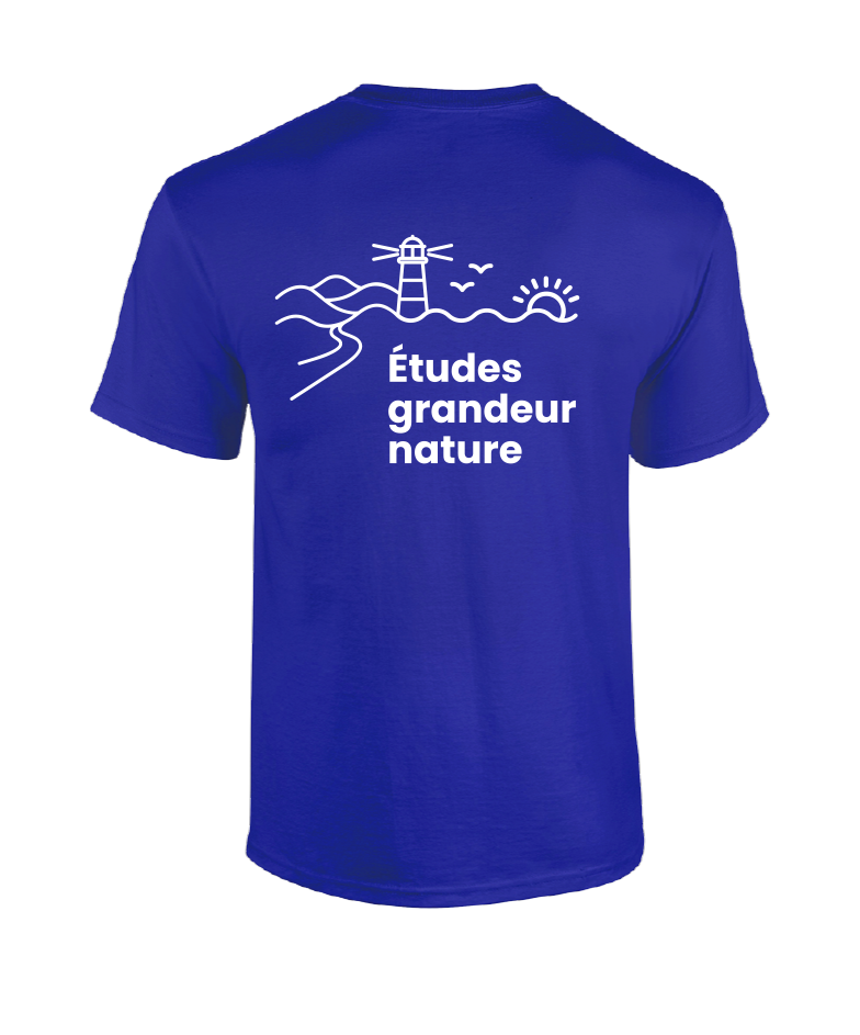 Cégep de la Gaspésie et des Îles (ÉPAQ) - S350 T-shirt sport Pro Team (SLOGAN) - SE. S16546 (AVG) + S16547 (DOS)