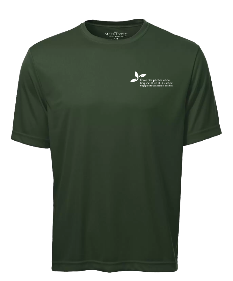 Cégep de la Gaspésie et des Îles (ÉPAQ) - S350 T-shirt sport Pro Team (SLOGAN) - SE. S16546 (AVG) + S16547 (DOS)