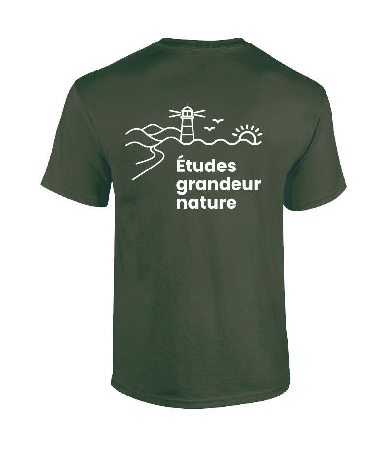 Cégep de la Gaspésie et des Îles (ÉPAQ) - S350 T-shirt sport Pro Team (SLOGAN) - SE. S16546 (AVG) + S16547 (DOS)