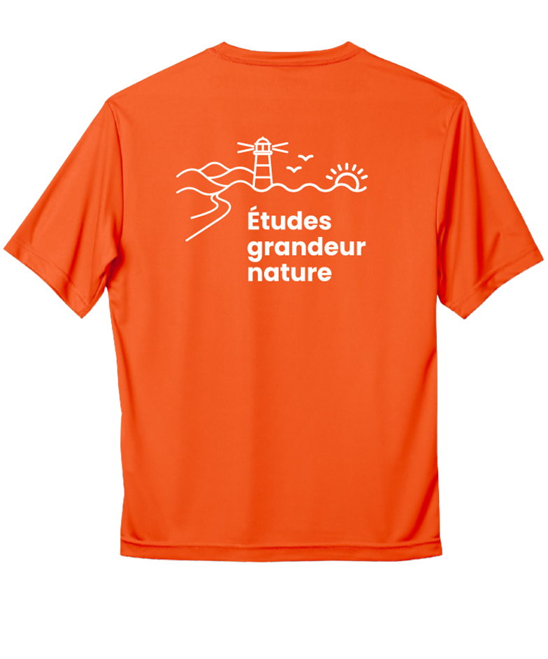 Cégep de la Gaspésie et des Îles (ÉPAQ) - S350 T-shirt sport Pro Team (SLOGAN) - SE. S16546 (AVG) + S16547 (DOS)