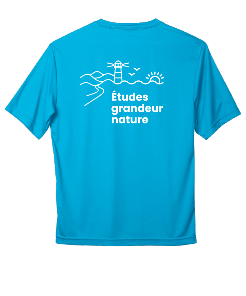Cégep de la Gaspésie et des Îles (ÉPAQ) - S350 T-shirt sport Pro Team (SLOGAN) - SE. S16546 (AVG) + S16547 (DOS)