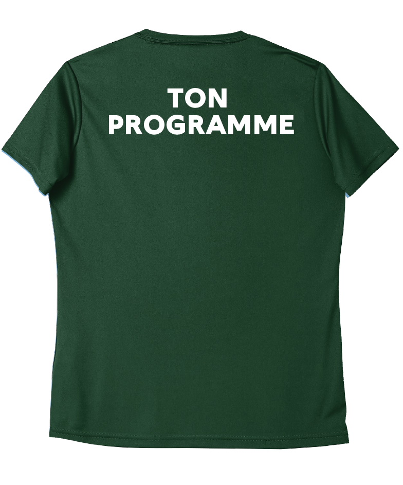 Cégep de la Gaspésie et des Îles - L350 T-shirt sport Pro Team femme (PGM) - SE. S16545 (AVG) + SE. Nom du PGM (DOS)