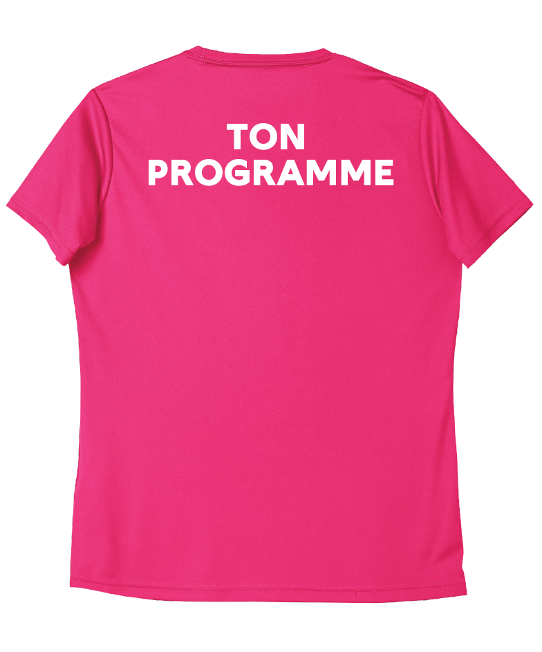 Cégep de la Gaspésie et des Îles - L350 T-shirt sport Pro Team femme (PGM) - SE. S16545 (AVG) + SE. Nom du PGM (DOS)