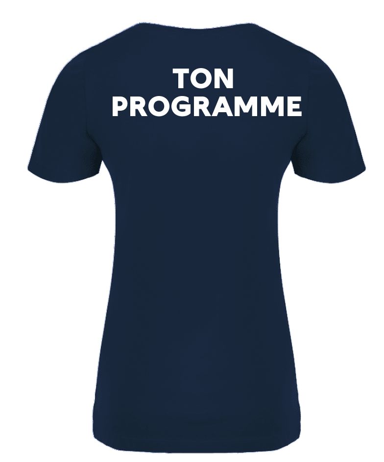 Cégep de la Gaspésie et des Îles - L350 T-shirt sport Pro Team femme (PGM) - SE. S16545 (AVG) + SE. Nom du PGM (DOS)