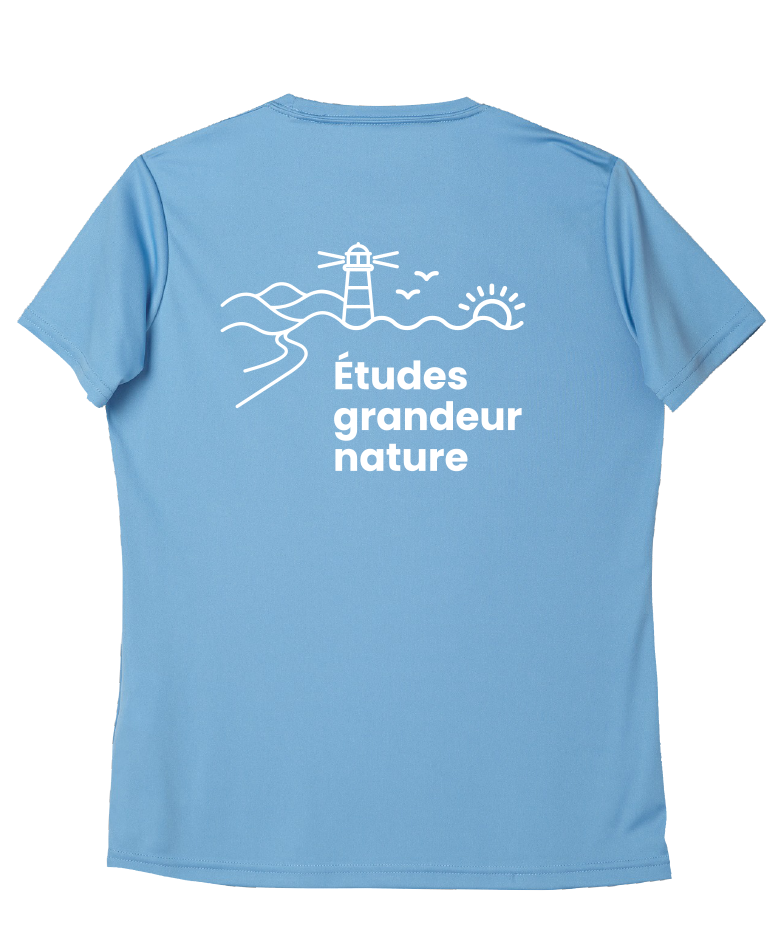 Cégep de la Gaspésie et des Îles - L350 T-shirt sport Pro Team femme (SLOGAN) - SE. S16545 (AVG) + SE. S16547 (DOS)