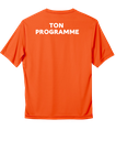 Cégep de la Gaspésie et des Îles - S350 T-shirt sport Pro Team (PGM) - SE. S16545 (AVG) + SE. Nom du PGM (DOS)