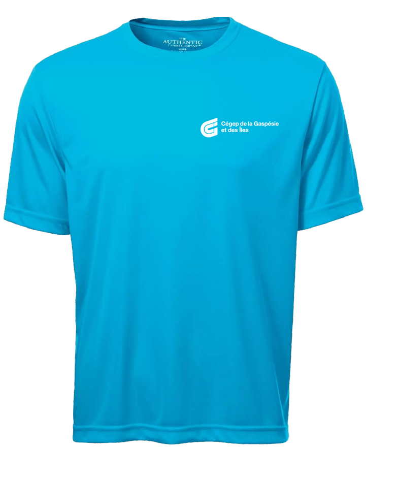 Cégep de la Gaspésie et des Îles - S350 T-shirt sport Pro Team (PGM) - SE. S16545 (AVG) + SE. Nom du PGM (DOS)