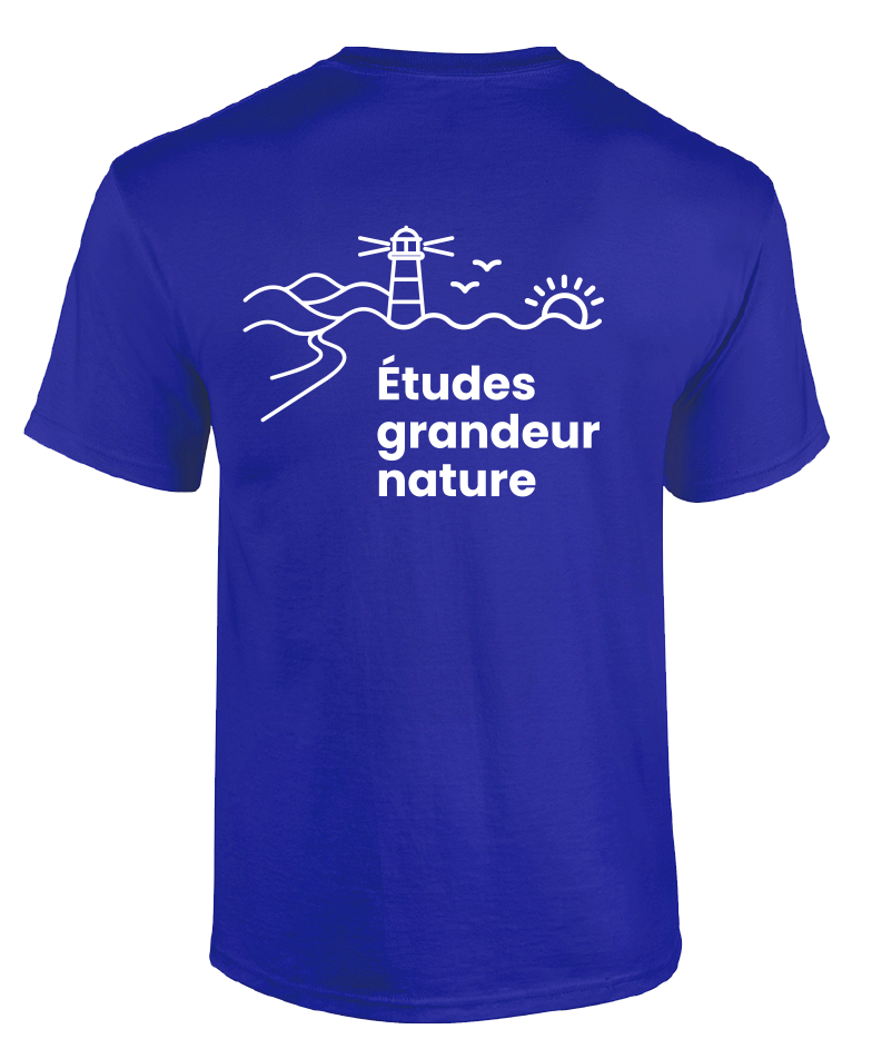 Cégep de la Gaspésie et des Îles (SLOGAN) - S350 T-shirt sport Pro Team - SE. S16545 (AVG) + SE. S16547 (DOS)