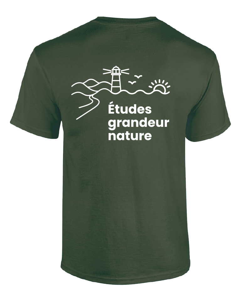 Cégep de la Gaspésie et des Îles (SLOGAN) - S350 T-shirt sport Pro Team - SE. S16545 (AVG) + SE. S16547 (DOS)