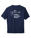 Cégep de la Gaspésie et des Îles (SLOGAN) - S350 T-shirt sport Pro Team - SE. S16545 (AVG) + SE. S16547 (DOS)