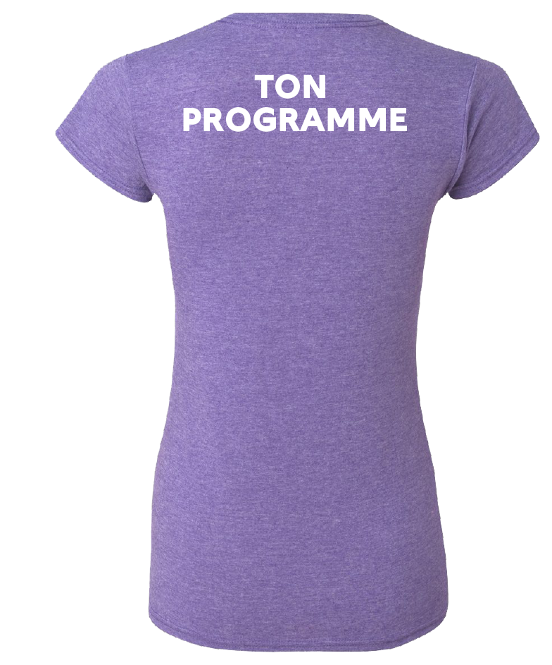 Cégep de la Gaspésie et des Îles - 64000L T-shirt softstyle femme (PGM) - SE. S16545 (AVG) + SE. Nom du PGM (DOS)