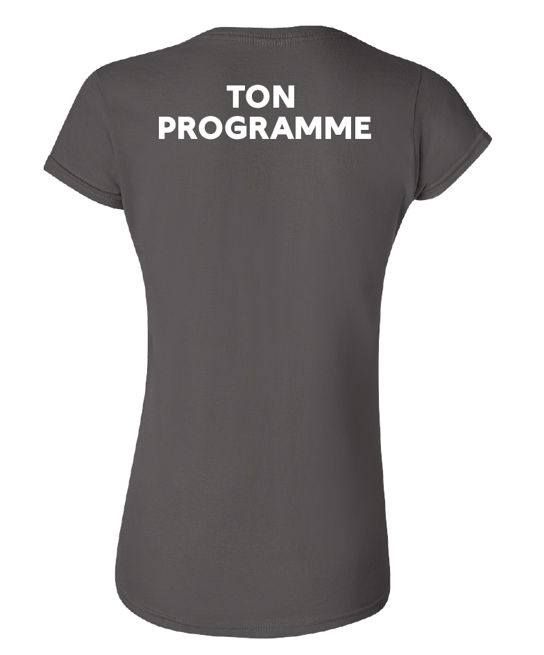 Cégep de la Gaspésie et des Îles - 64000L T-shirt softstyle femme (PGM) - SE. S16545 (AVG) + SE. Nom du PGM (DOS)