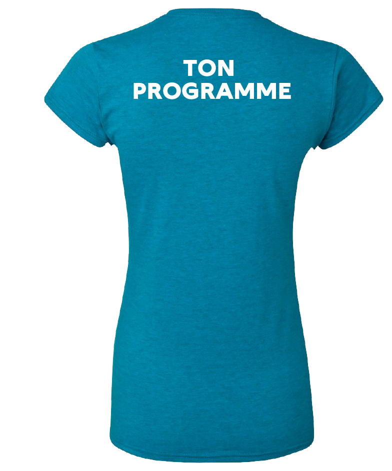 Cégep de la Gaspésie et des Îles - 64000L T-shirt softstyle femme (PGM) - SE. S16545 (AVG) + SE. Nom du PGM (DOS)