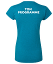 Cégep de la Gaspésie et des Îles - 64000L T-shirt softstyle femme (PGM) - SE. S16545 (AVG) + SE. Nom du PGM (DOS)