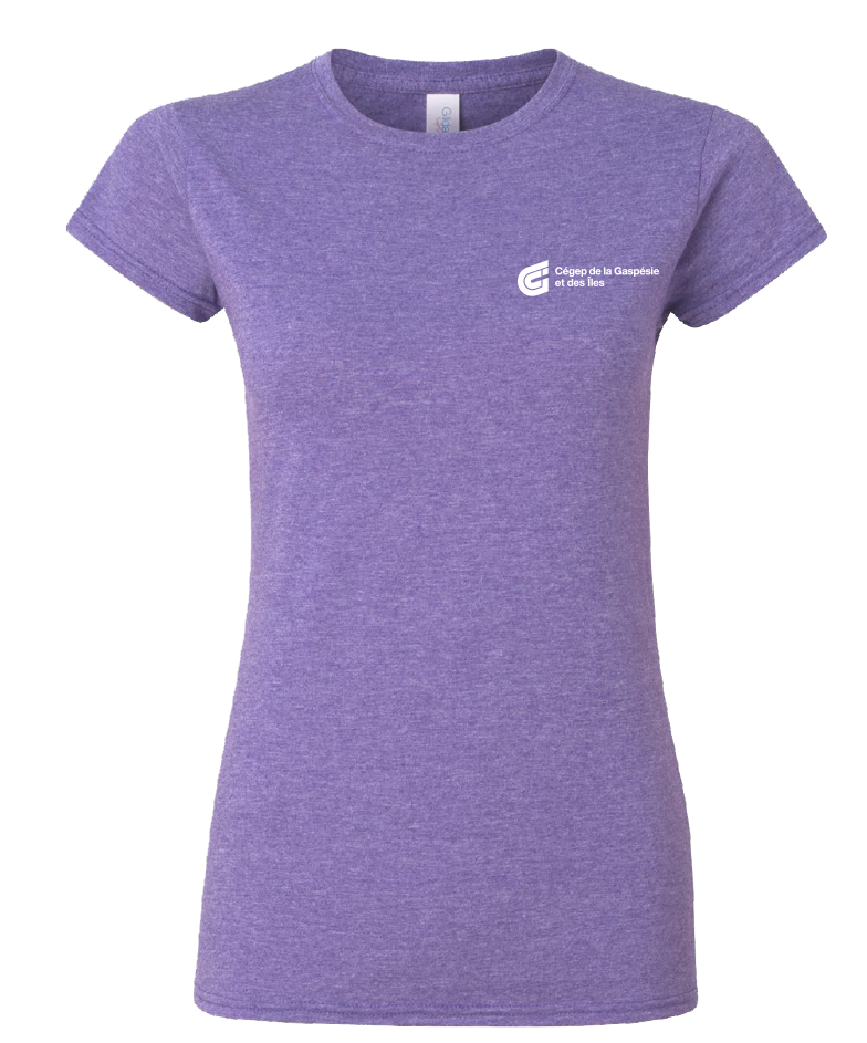 Cégep de la Gaspésie et des Îles - 64000L T-shirt softstyle femme - SE. S16545 (AVG)