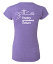 Cégep de la Gaspésie et des Îles - 64000L T-shirt softstyle femme (SLOGAN) - SE. S16545 (AVG) + SE. S16547 (DOS)