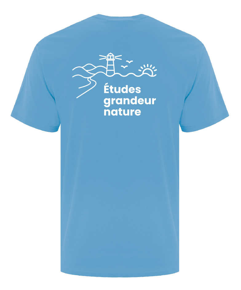 Cégep de la Gaspésie et des Îles - ATC1000 T-Shirt Everyday coton (SLOGAN) - SE. S16545 (AVG) + SE. S16547 (DOS)