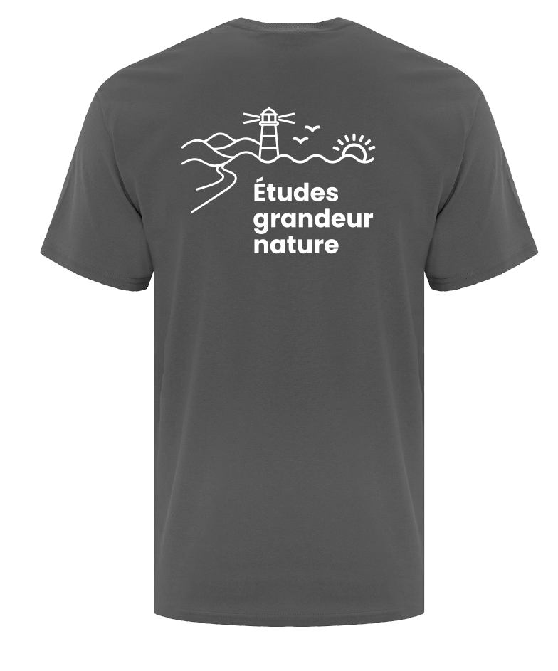 Cégep de la Gaspésie et des Îles - ATC1000 T-Shirt Everyday coton (SLOGAN) - SE. S16545 (AVG) + SE. S16547 (DOS)