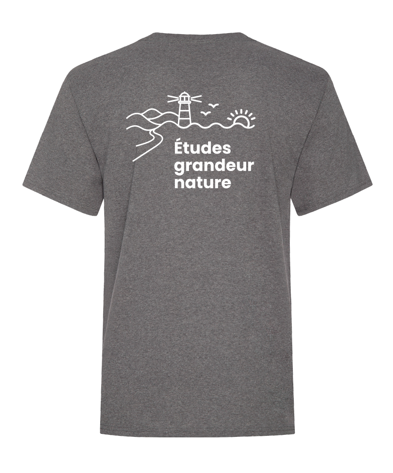 Cégep de la Gaspésie et des Îles - ATC1000 T-Shirt Everyday coton (SLOGAN) - SE. S16545 (AVG) + SE. S16547 (DOS)