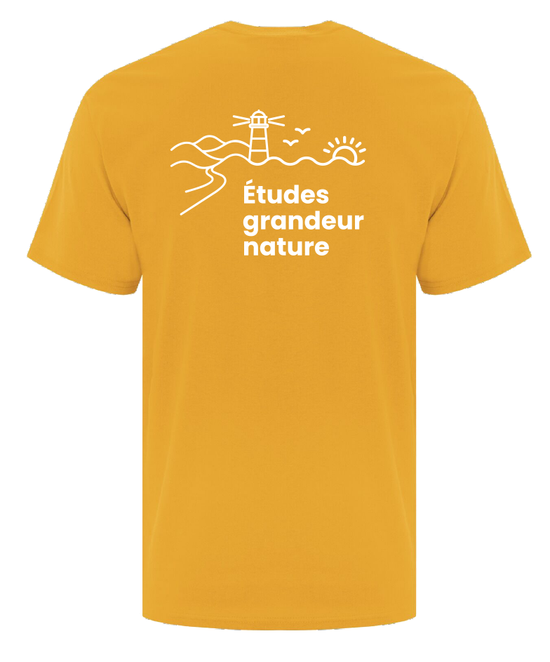 Cégep de la Gaspésie et des Îles - ATC1000 T-Shirt Everyday coton (SLOGAN) - SE. S16545 (AVG) + SE. S16547 (DOS)
