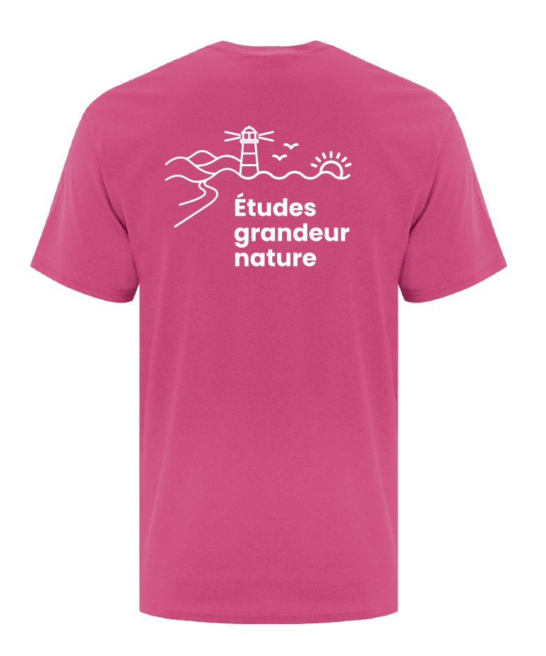 Cégep de la Gaspésie et des Îles - ATC1000 T-Shirt Everyday coton (SLOGAN) - SE. S16545 (AVG) + SE. S16547 (DOS)