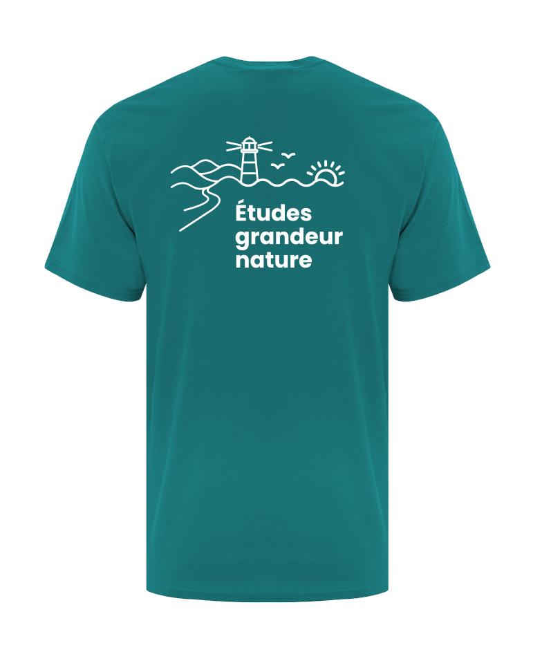 Cégep de la Gaspésie et des Îles - ATC1000 T-Shirt Everyday coton (SLOGAN) - SE. S16545 (AVG) + SE. S16547 (DOS)