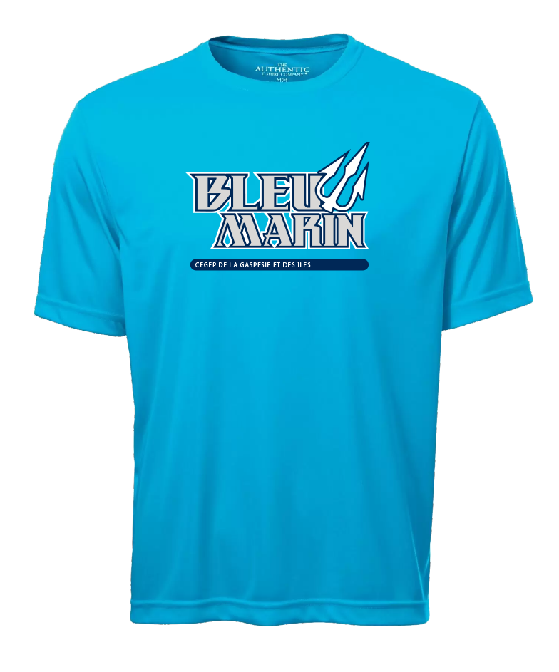 Cégep de la Gaspésie et des Îles (BLEU MARIN) - S350 T-shirt sport Pro Team - DTF. DTF-2458 (AV)
