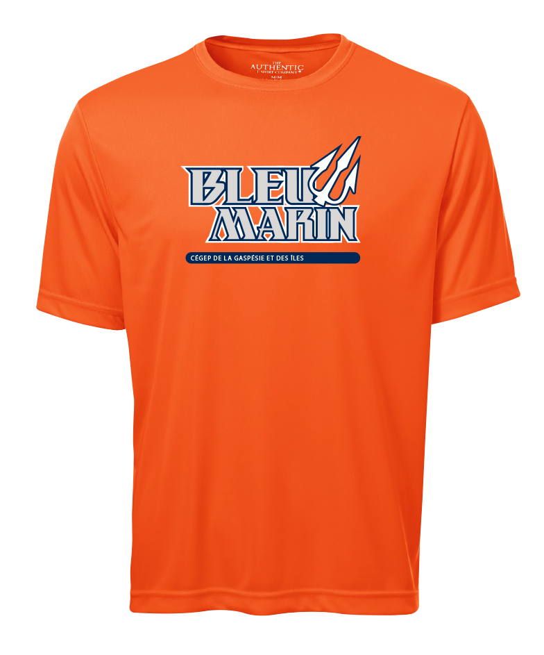 Cégep de la Gaspésie et des Îles (BLEU MARIN) - S350 T-shirt sport Pro Team - DTF. DTF-2458 (AV)
