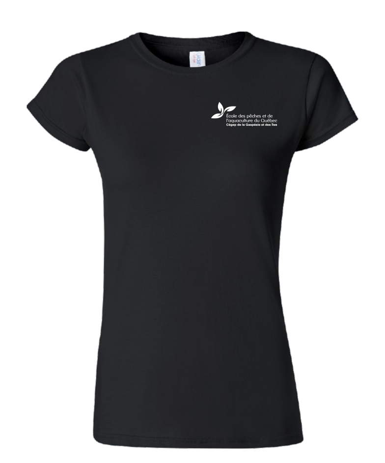 Cégep de la Gaspésie et des Îles (ÉPAQ) - 64000L T-shirt softstyle femme (PGM) - SE. S16546 (AVG) + PGM (DOS)
