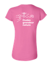 Cégep de la Gaspésie et des Îles (ÉPAQ) - 64000L T-shirt softstyle femme (SLOGAN) - SE. S16546 (AVG) + S16547 (DOS)