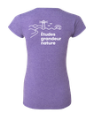 Cégep de la Gaspésie et des Îles (ÉPAQ) - 64000L T-shirt softstyle femme (SLOGAN) - SE. S16546 (AVG) + S16547 (DOS)