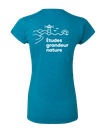 Cégep de la Gaspésie et des Îles (ÉPAQ) - 64000L T-shirt softstyle femme (SLOGAN) - SE. S16546 (AVG) + S16547 (DOS)