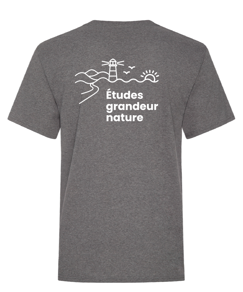 Cégep de la Gaspésie et des Îles (ÉPAQ) - ATC1000 T-Shirt Everyday coton (SLOGAN) - SE. S16546 (AVG) + S16547 (DOS)