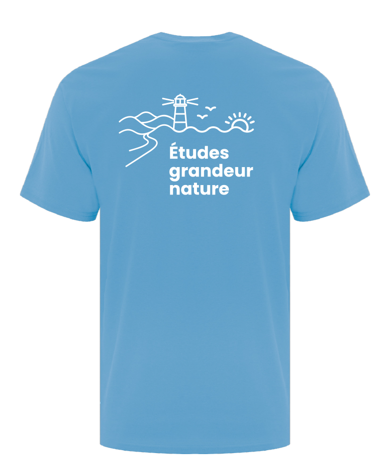Cégep de la Gaspésie et des Îles (ÉPAQ) - ATC1000 T-Shirt Everyday coton (SLOGAN) - SE. S16546 (AVG) + S16547 (DOS)