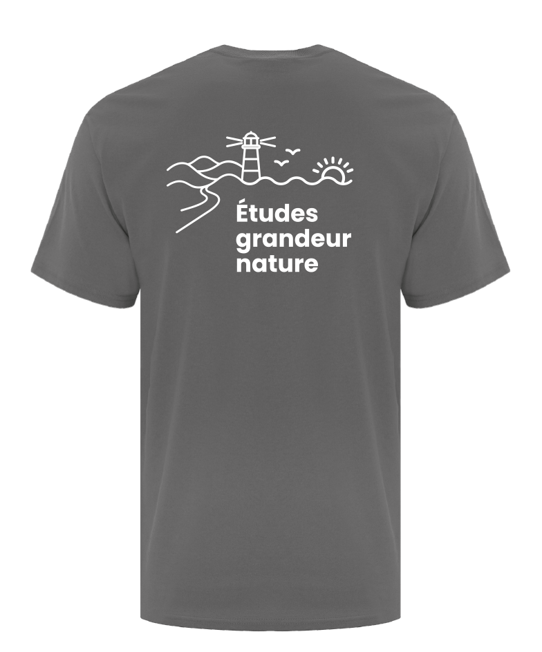 Cégep de la Gaspésie et des Îles (ÉPAQ) - ATC1000 T-Shirt Everyday coton (SLOGAN) - SE. S16546 (AVG) + S16547 (DOS)