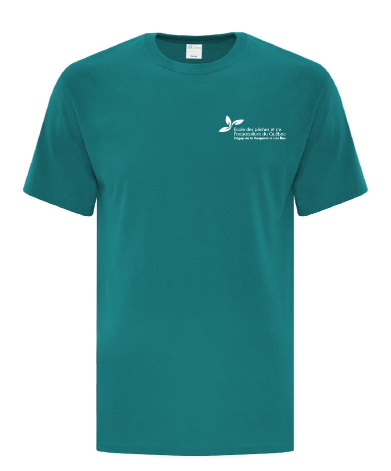 Cégep de la Gaspésie et des Îles (ÉPAQ) - ATC1000 T-Shirt Everyday coton (SLOGAN) - SE. S16546 (AVG) + S16547 (DOS)