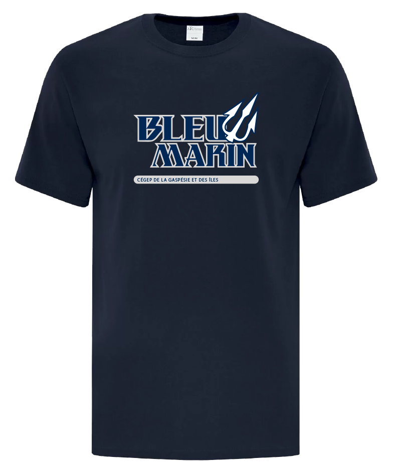 Cégep de la Gaspésie et des Îles (BLEU MARIN) - ATC1000 T-Shirt Everyday coton - DTF. DTF-2458 (AV)