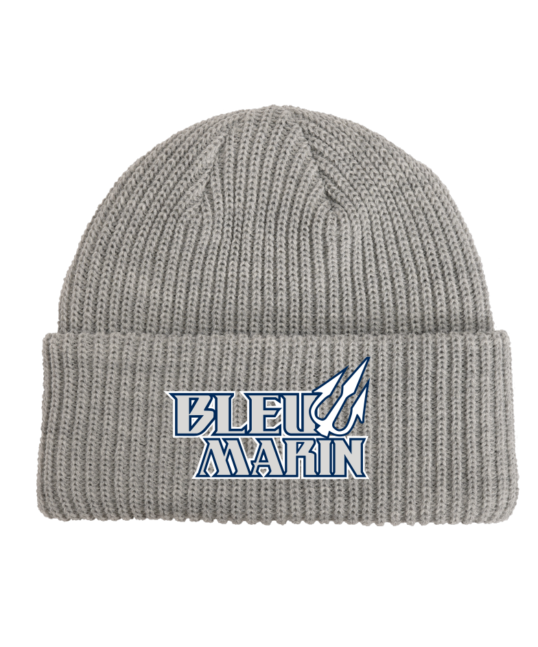 Cégep de la Gaspésie et des Îles (BLEU MARIN) - 914 Tuque à rebord côtelée - BR. 14675 (AV)
