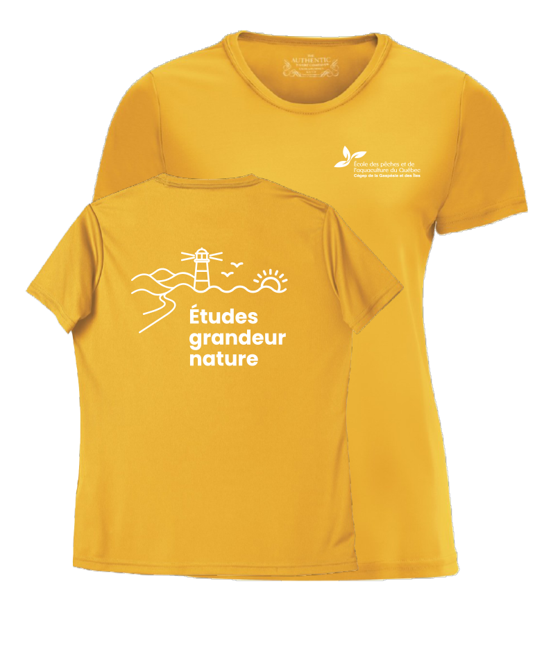Cégep de la Gaspésie et des Îles (ÉPAQ) - L350 T-shirt sport Pro Team femme (SLOGAN) - SE. S16546 (AVG) + S16547 (DOS)